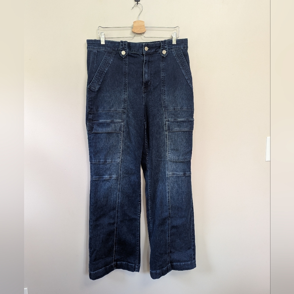 White House Black Market Extra High Rise Trouser Jeans - Picture 2 of 13
